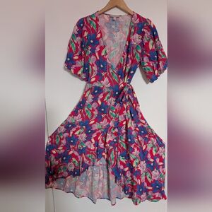 Floral Wrap Dress